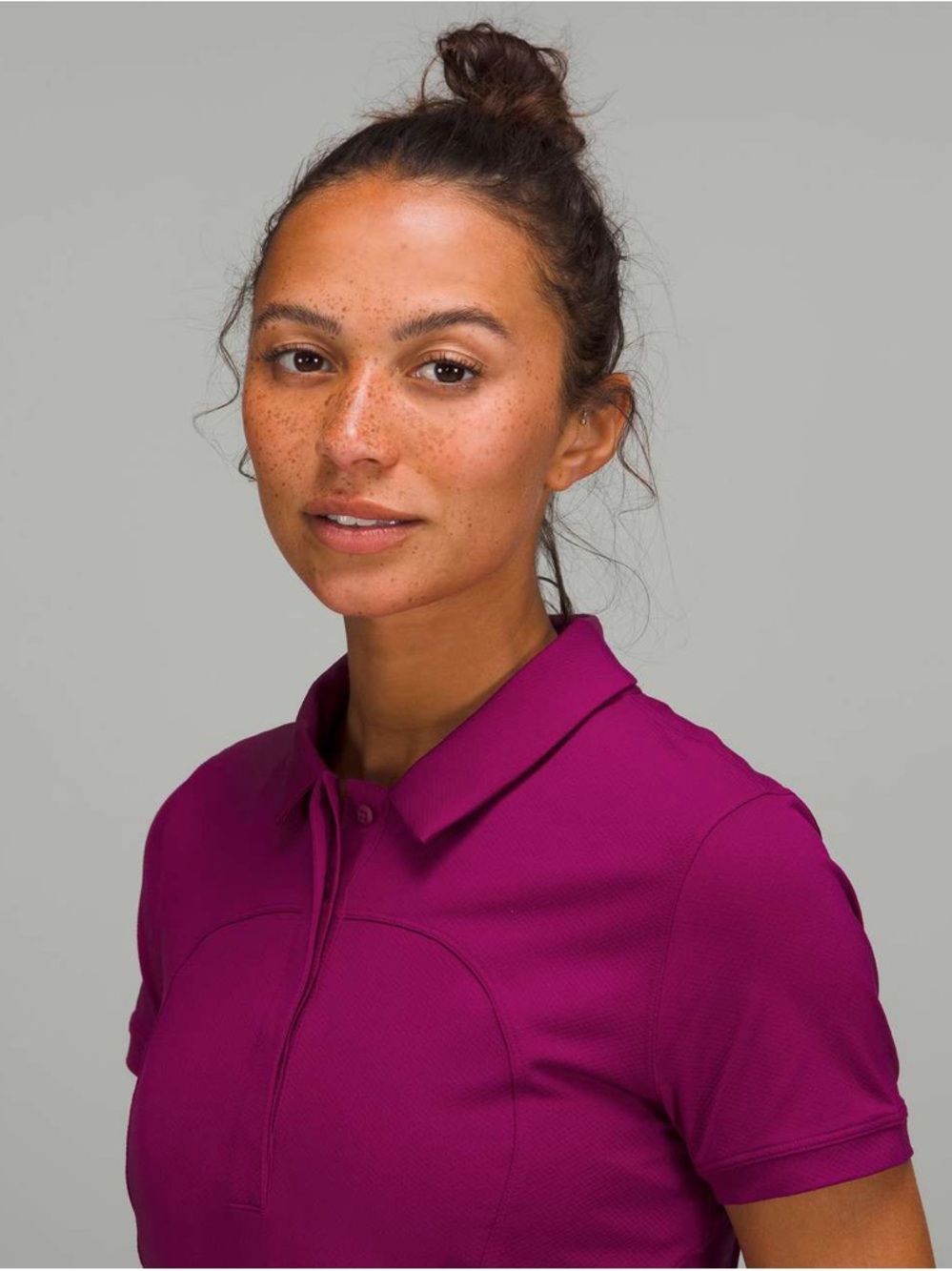 Lululemon Quick-Drying Short Sleeve Polo Shirt- Size 2 - Picture 4 of 10